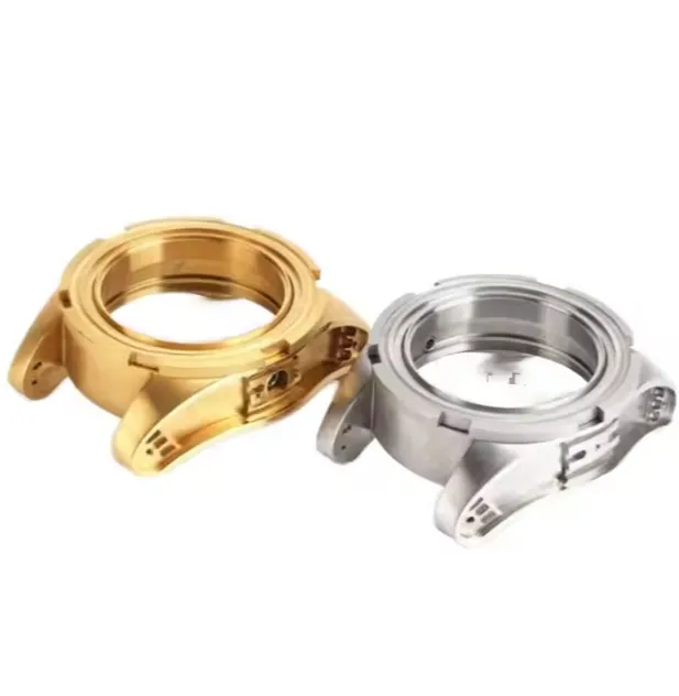 中国カスタム精密 CNC 機械加工フライスステンレス鋼ローズゴールド時計ケース メーカー